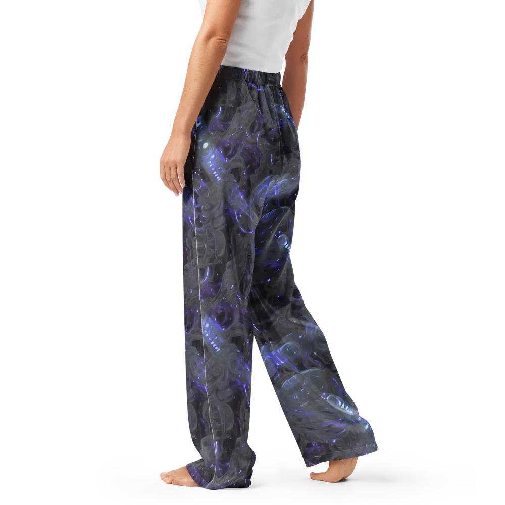 Violet Machine on Women's Pajama Pants — Left