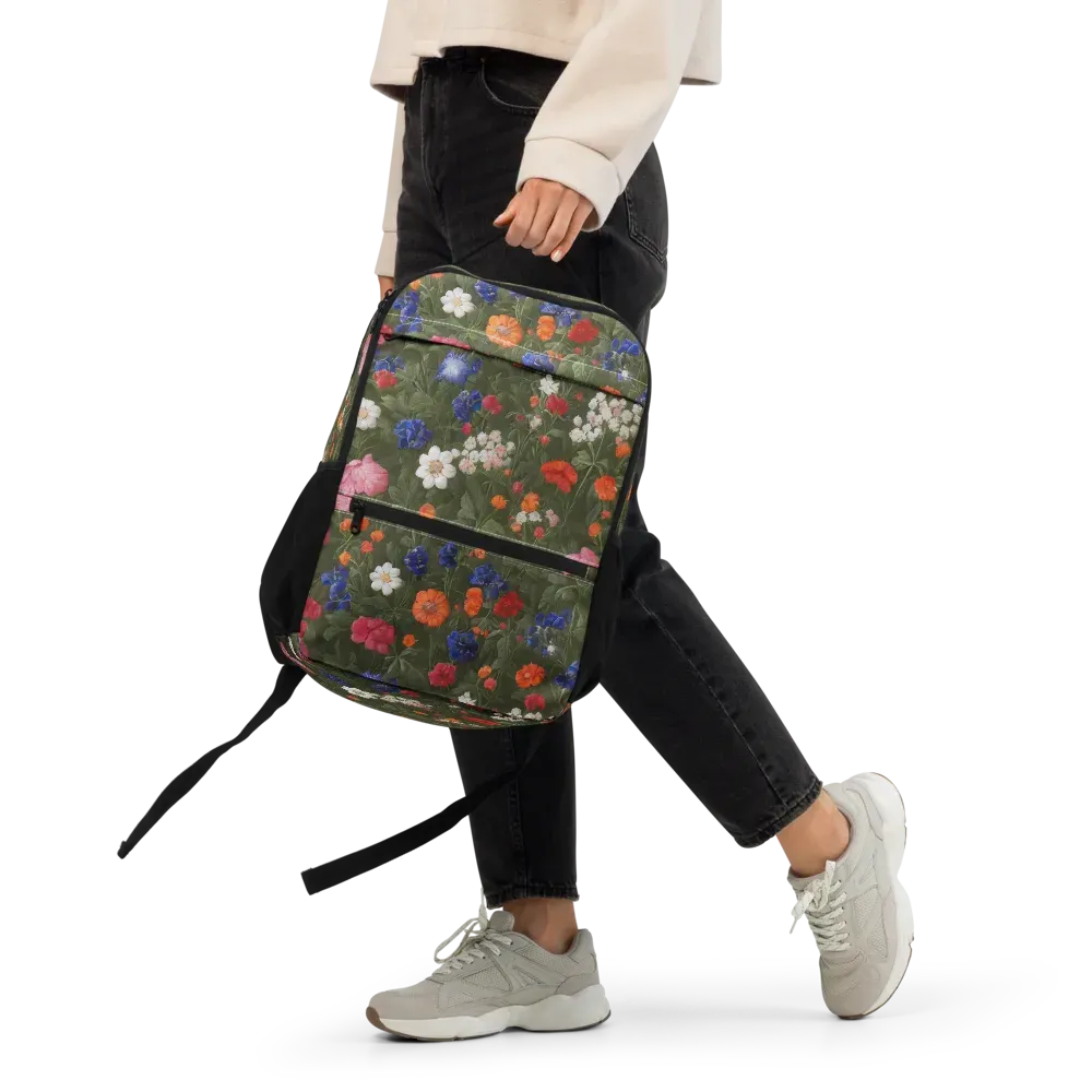 Botanical Nocturne on Utility Backpack — Front