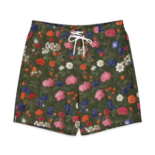 Botanical Nocturne on a Men's Board Shorts