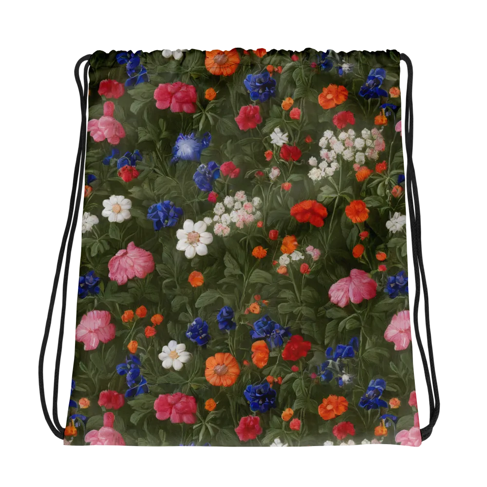 Botanical Nocturne on Drawstring Bag — Photo