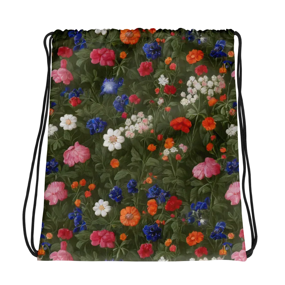 Botanical Nocturne on Drawstring Bag — Photo