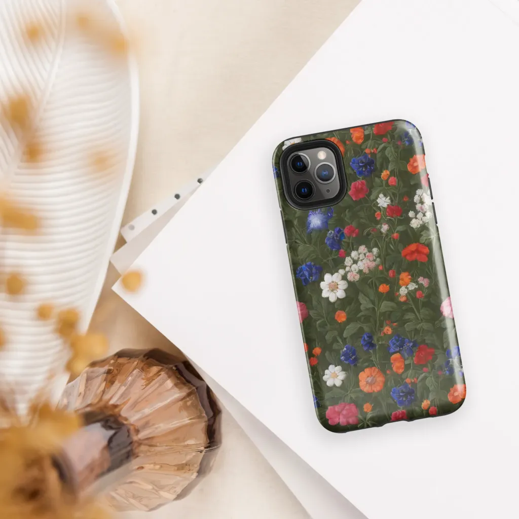 Botanical Nocturne on Tough Case for iPhone® — Front
