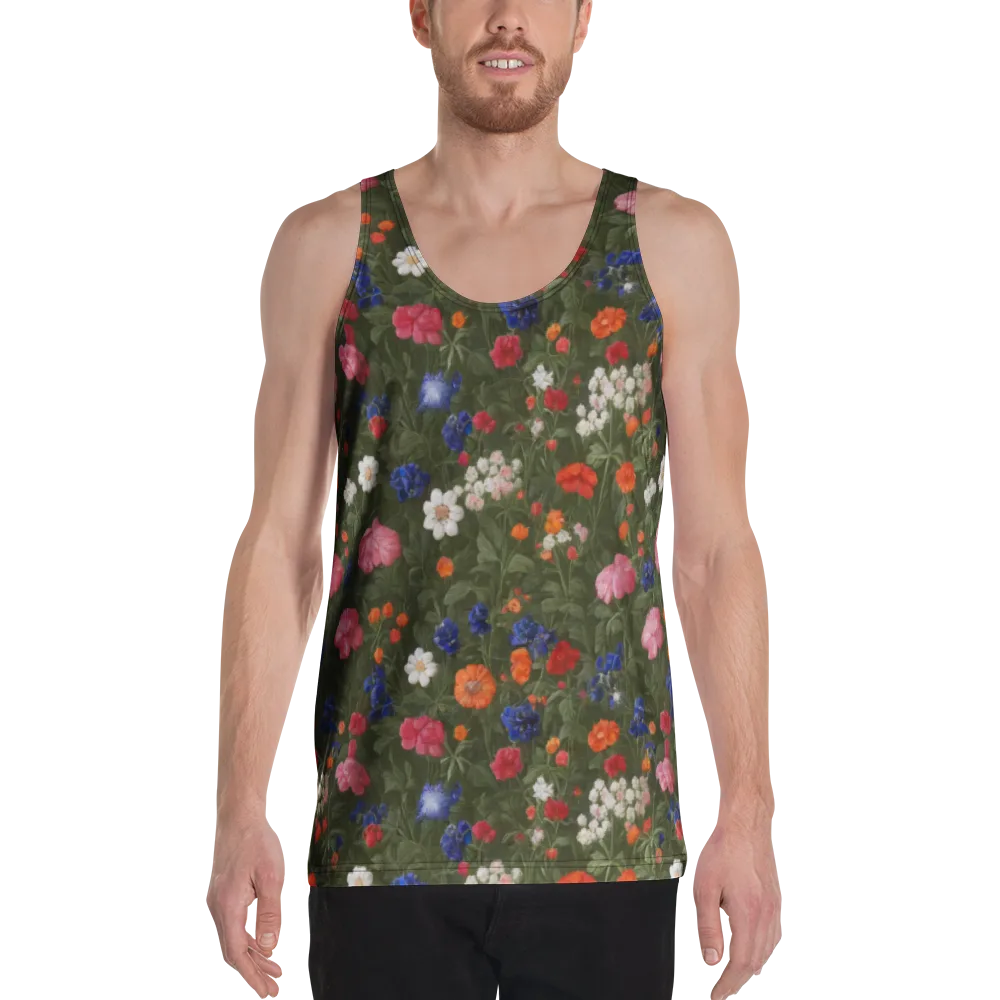 Botanical Nocturne on Men's Tank Top — Front