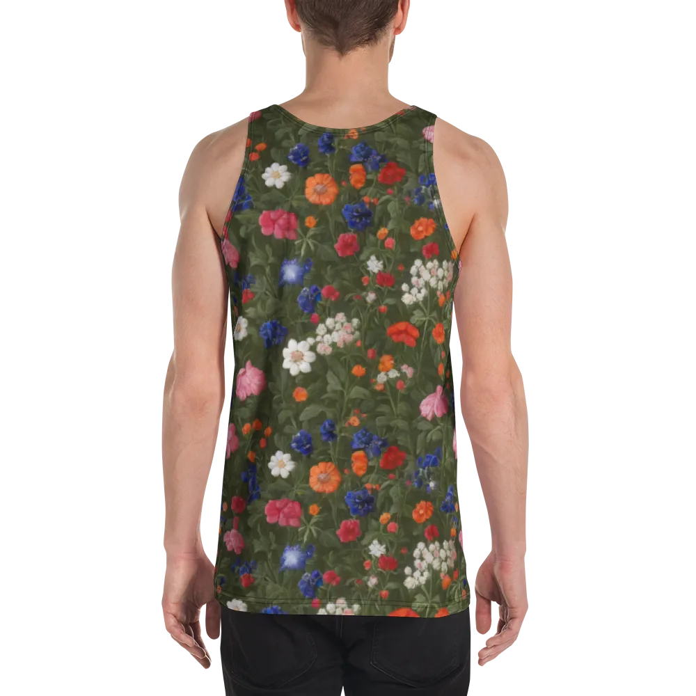 Botanical Nocturne on Men's Tank Top — Back