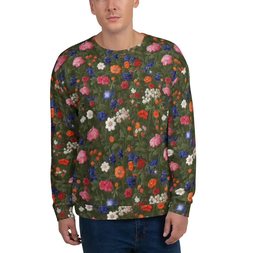 Botanical Nocturne on Sweatshirt — Front