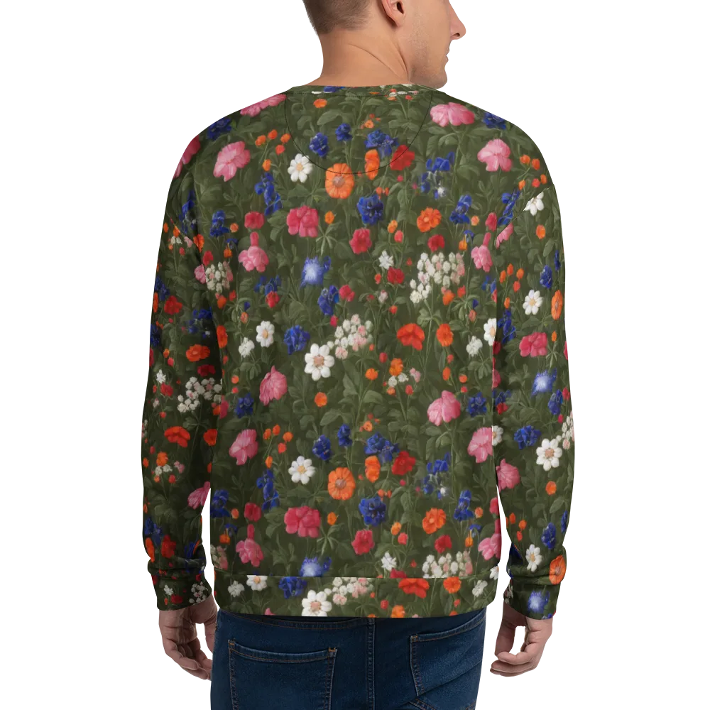 Botanical Nocturne on Sweatshirt — Back