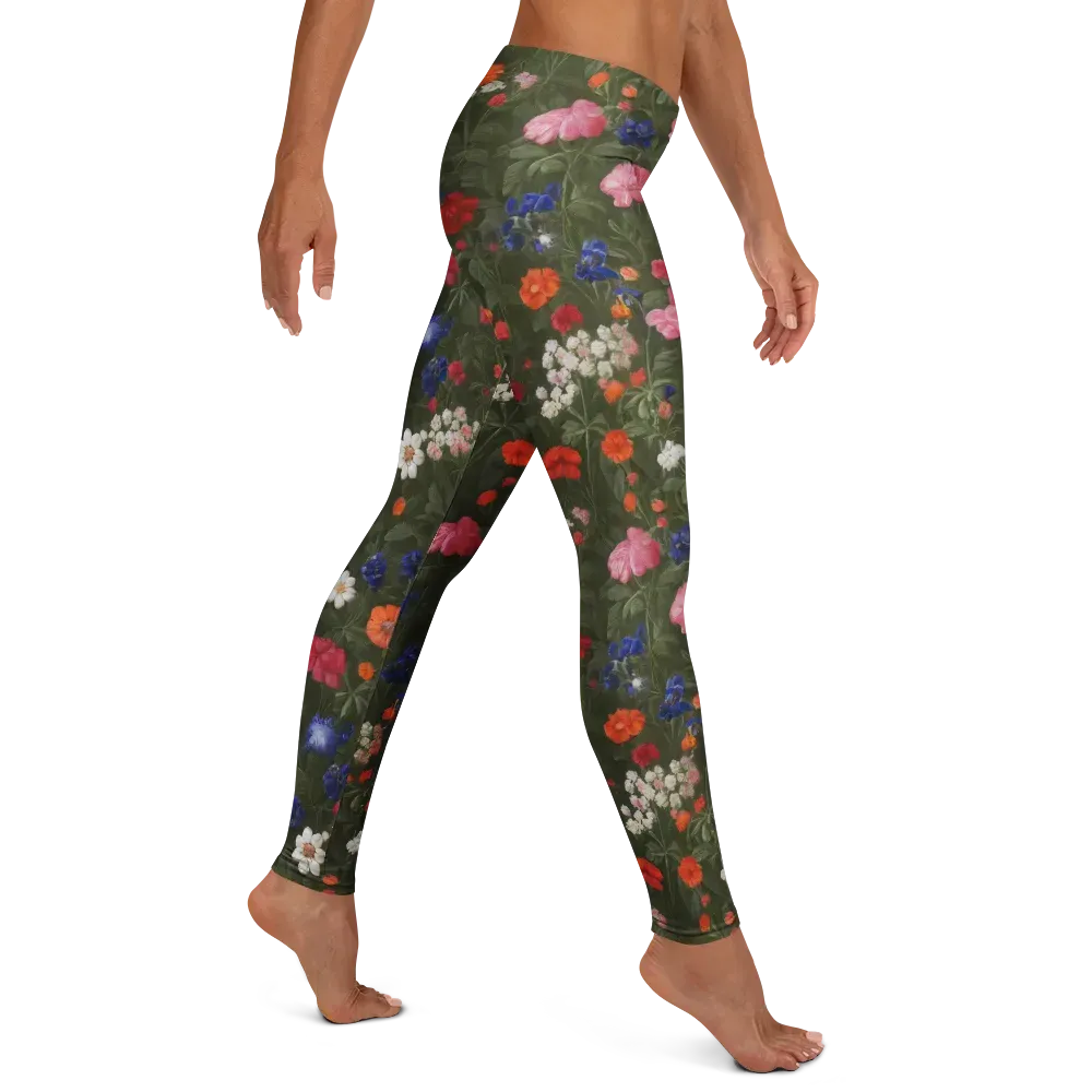 Botanical Nocturne on Leggings — Right
