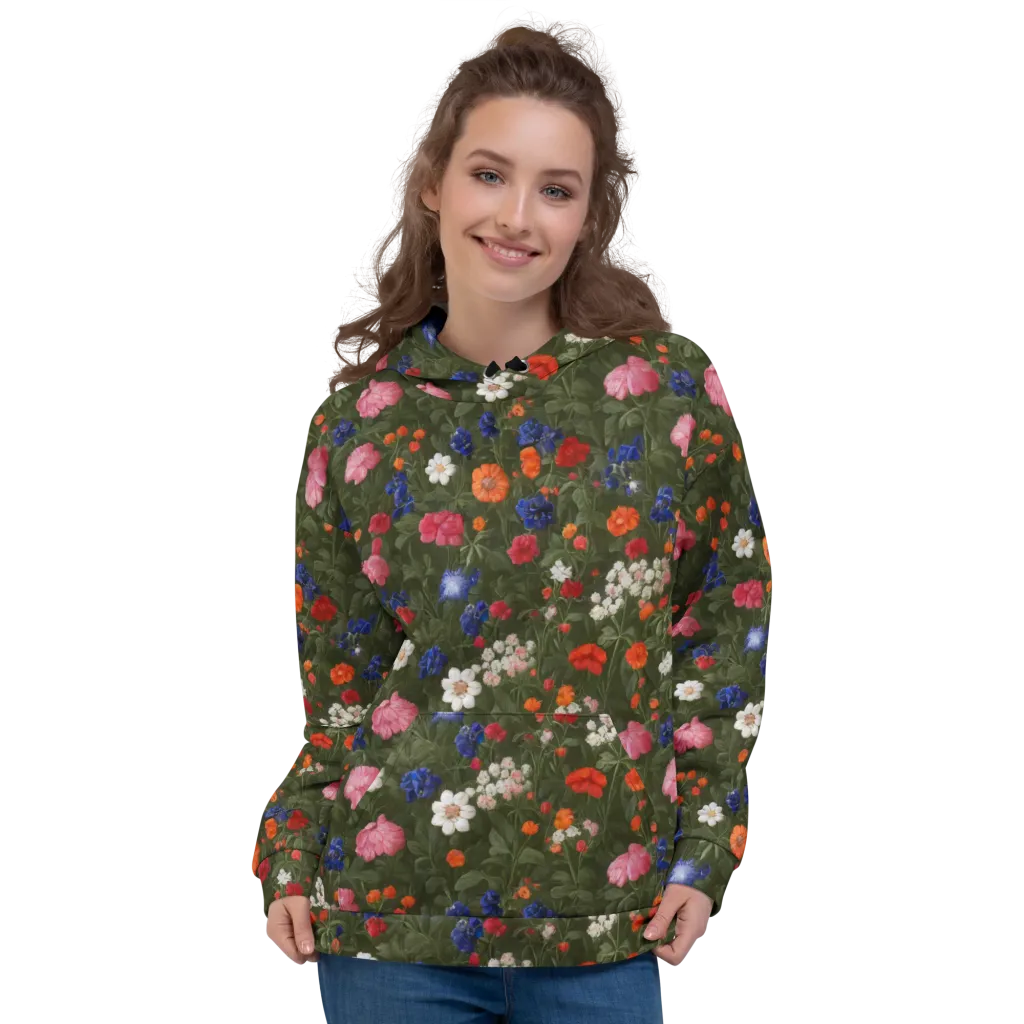 Botanical Nocturne on Hoodie — Front