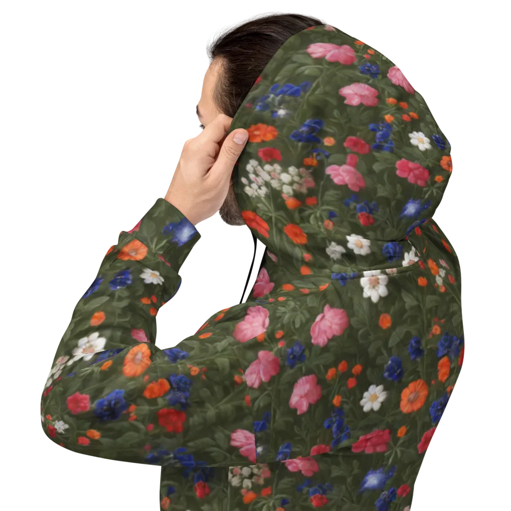 Botanical Nocturne on Hoodie — Back
