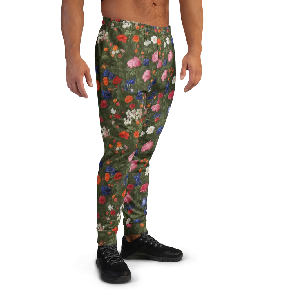 Botanical Nocturne on Men's Joggers — Right