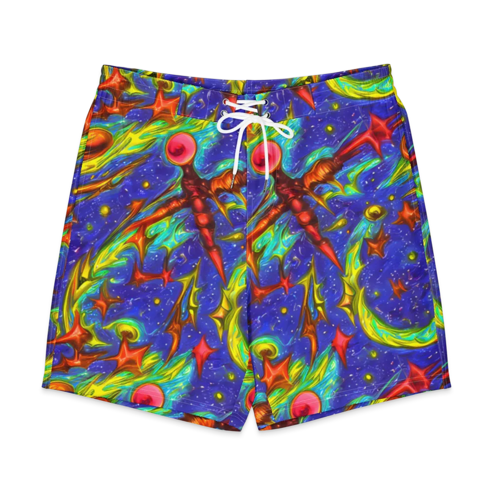 Starstorm on Men's Board Shorts — Front