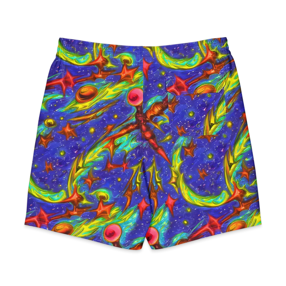 Starstorm on Men's Board Shorts — Back