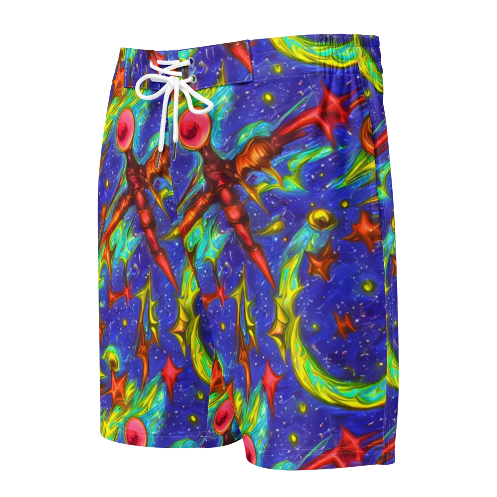 Starstorm on Men's Board Shorts — Front