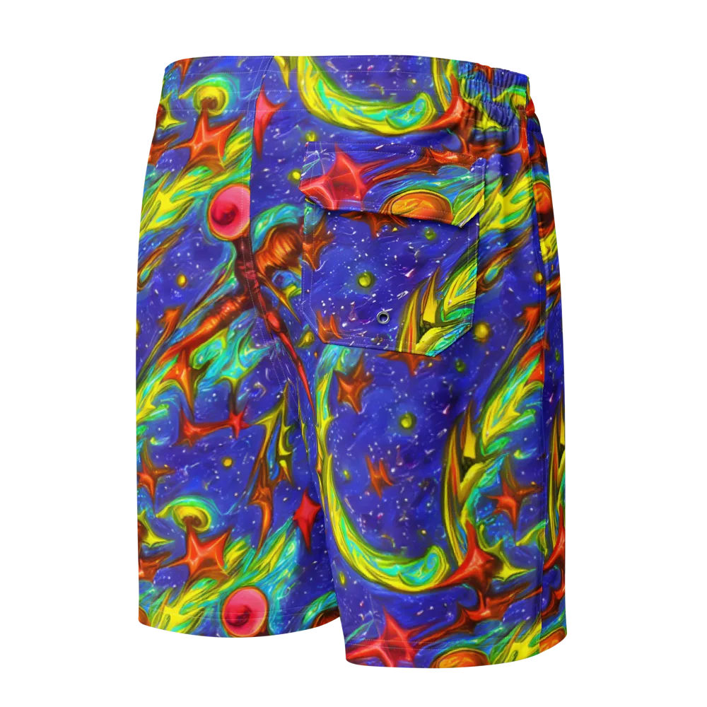 Starstorm on Men's Board Shorts — Back