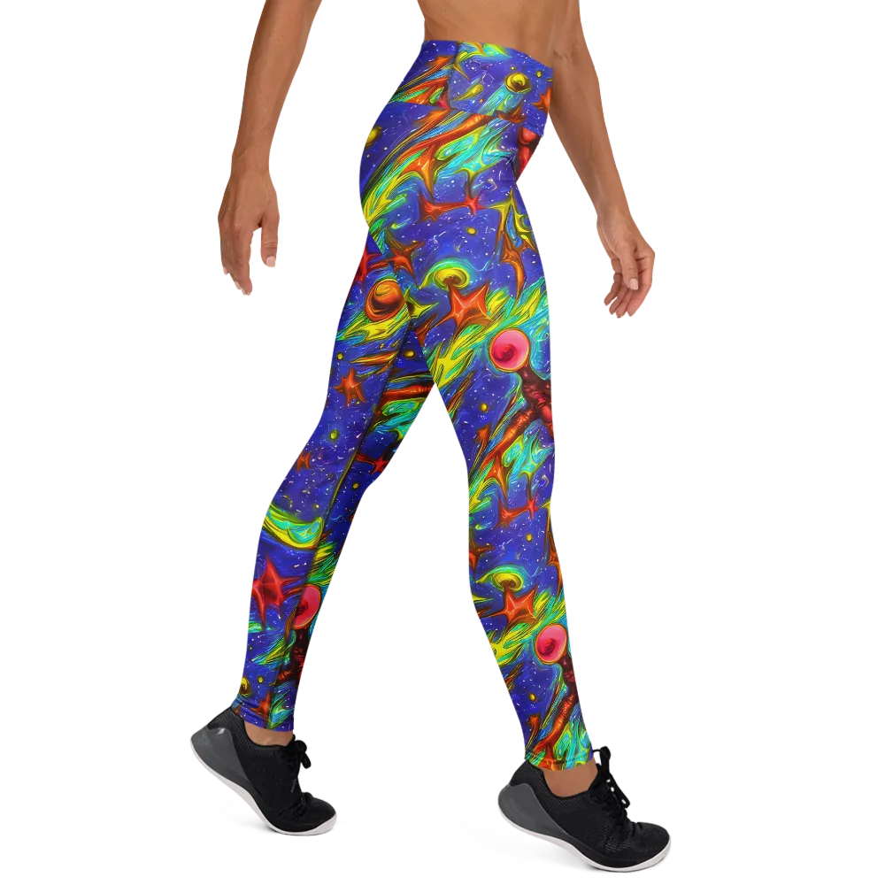 Starstorm on Yoga Leggings — Right