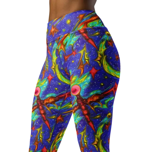Starstorm on a Yoga Leggings