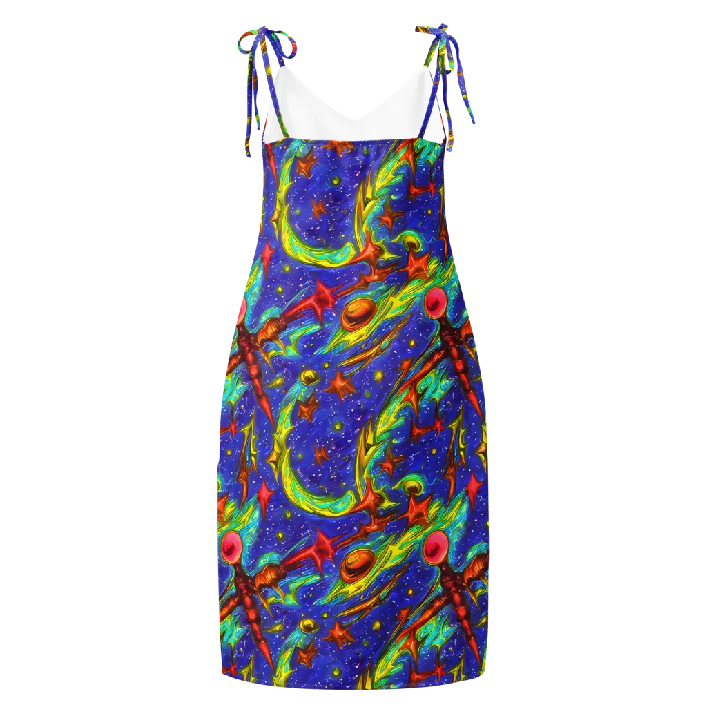 Starstorm on Slip Dress — Back
