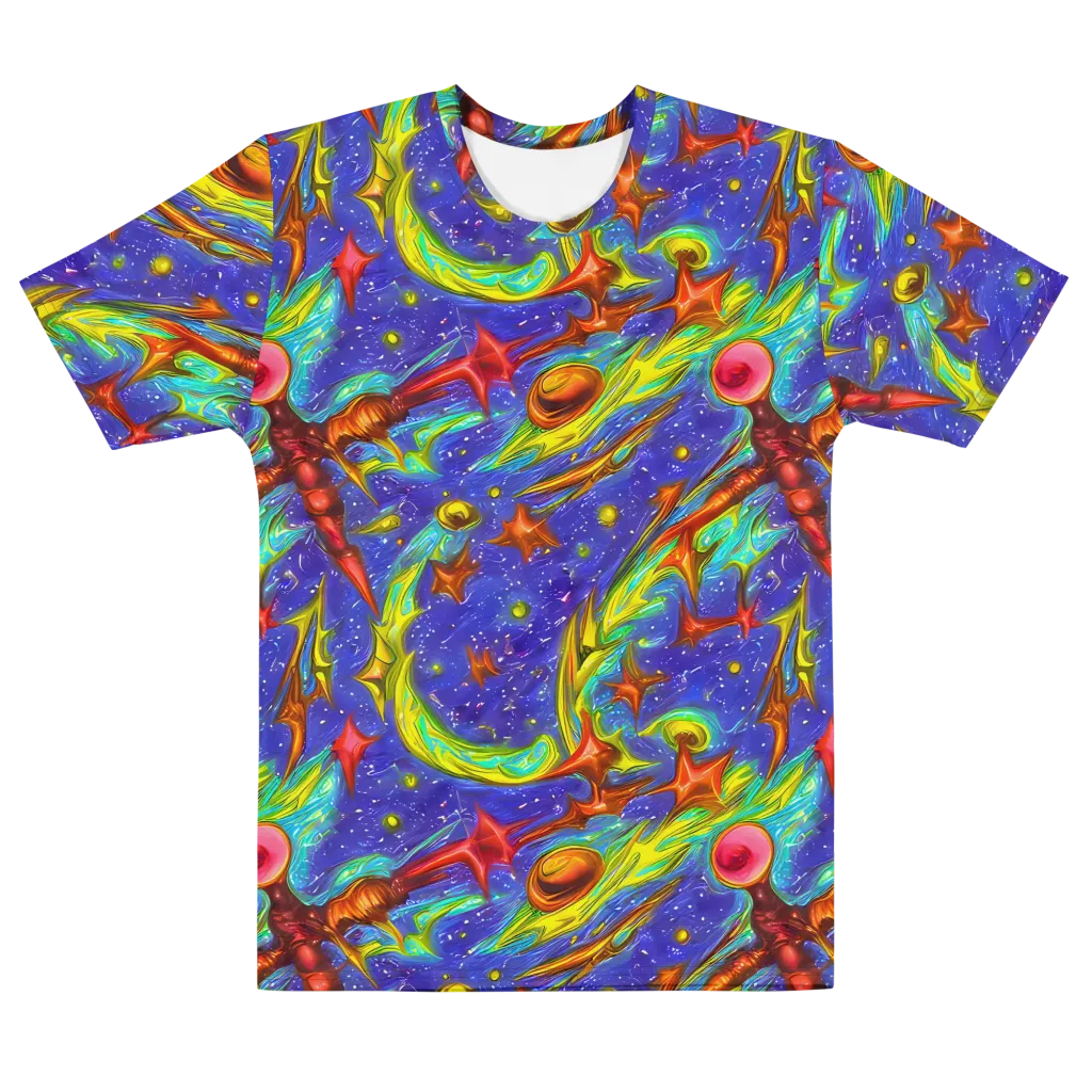 Starstorm on Men's Cotton Crew Neck T-Shirt — Front