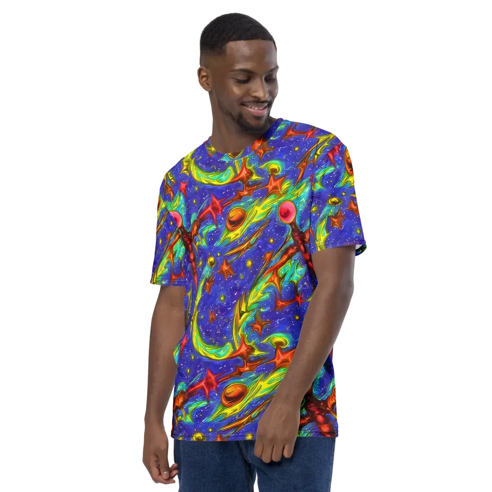 Starstorm on Men's Crew Neck T-Shirt — Left