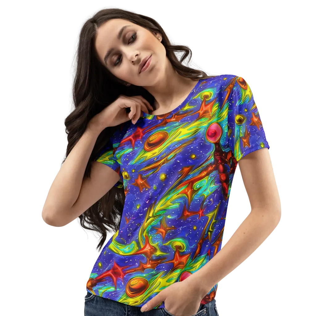 Starstorm on Women's Crew Neck T-Shirt — Left Front
