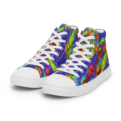 Starstorm on a Women's High Top Canvas Shoes