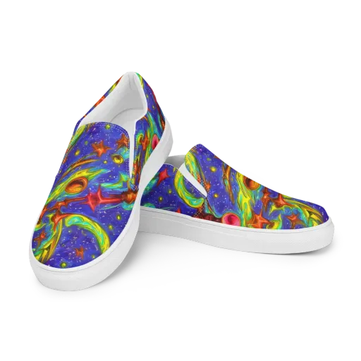 Starstorm on a Men's Slip-On Canvas Shoes