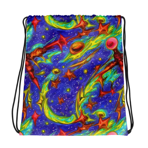 Starstorm on a Drawstring Bag