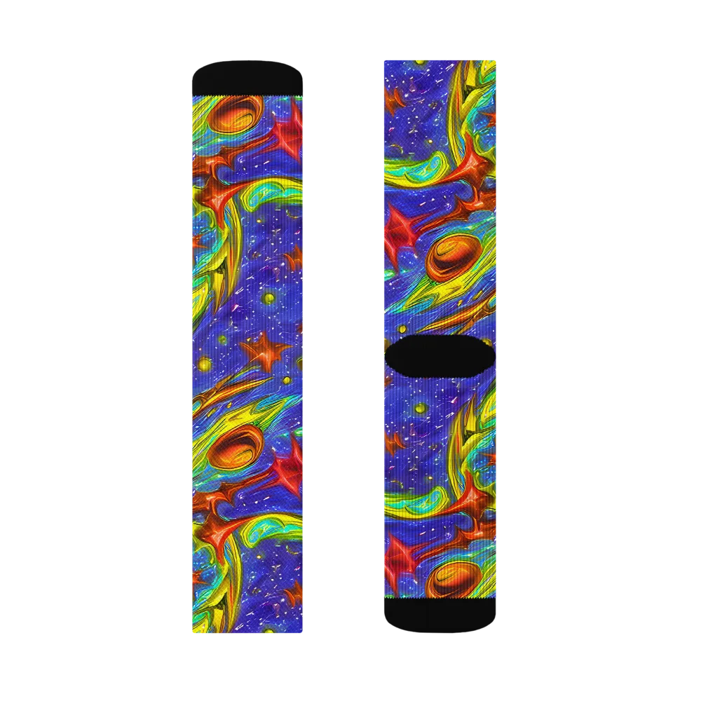 Starstorm on Socks — Right Sock