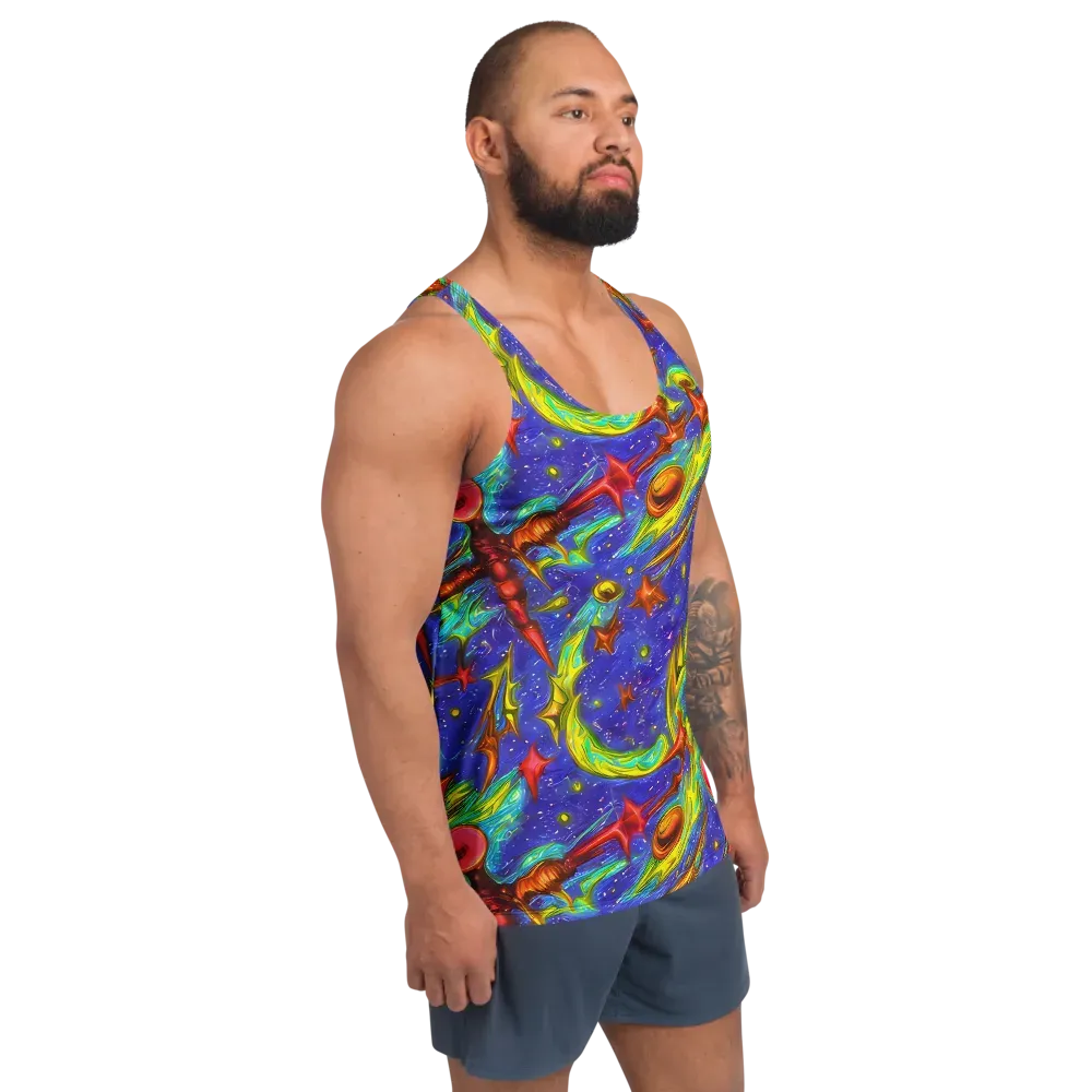 Starstorm on Men's Tank Top — Right Front