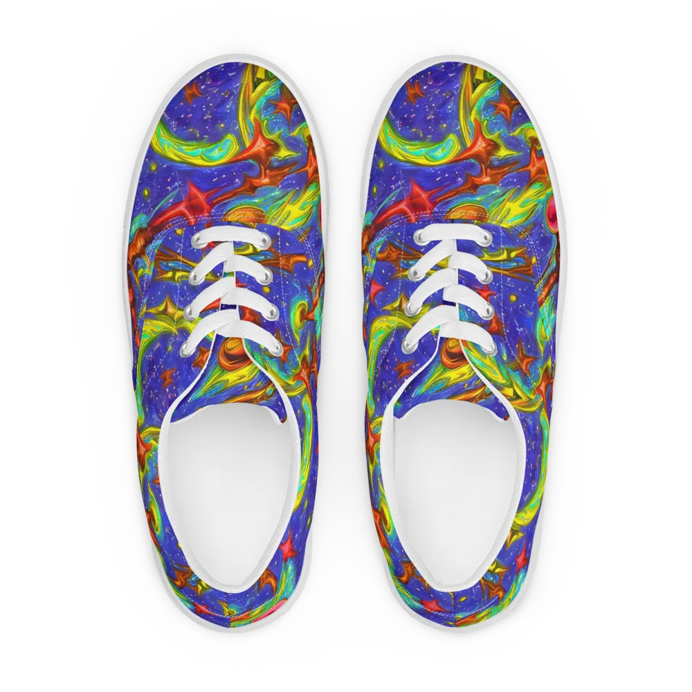 Starstorm on Men's Lace-Up Canvas Shoes — Front