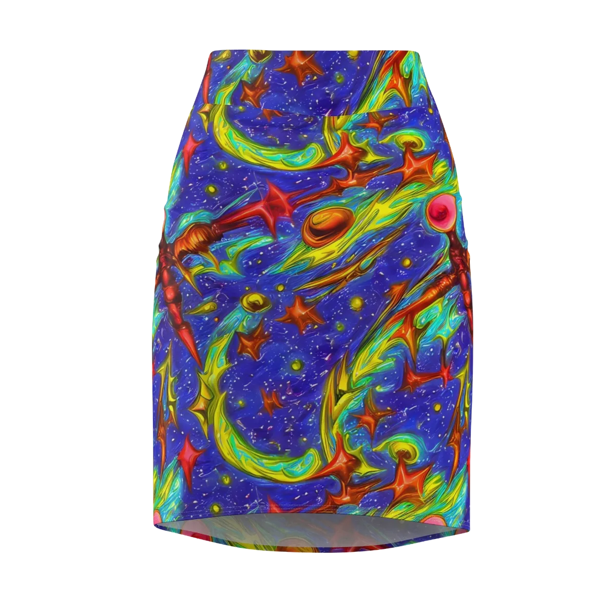 Starstorm on Pencil Skirt — Front