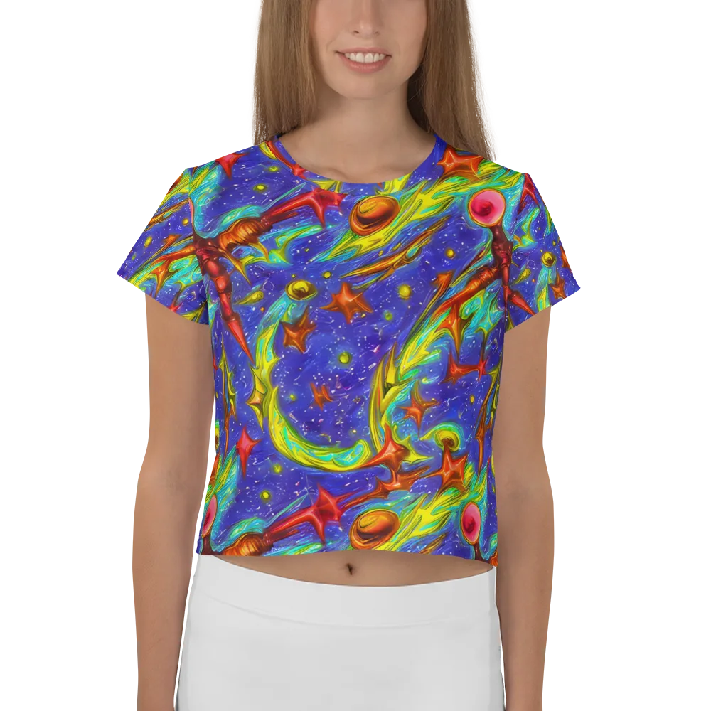 Starstorm on Crop Tee — Front