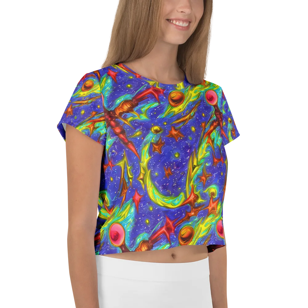 Starstorm on Crop Tee — Right