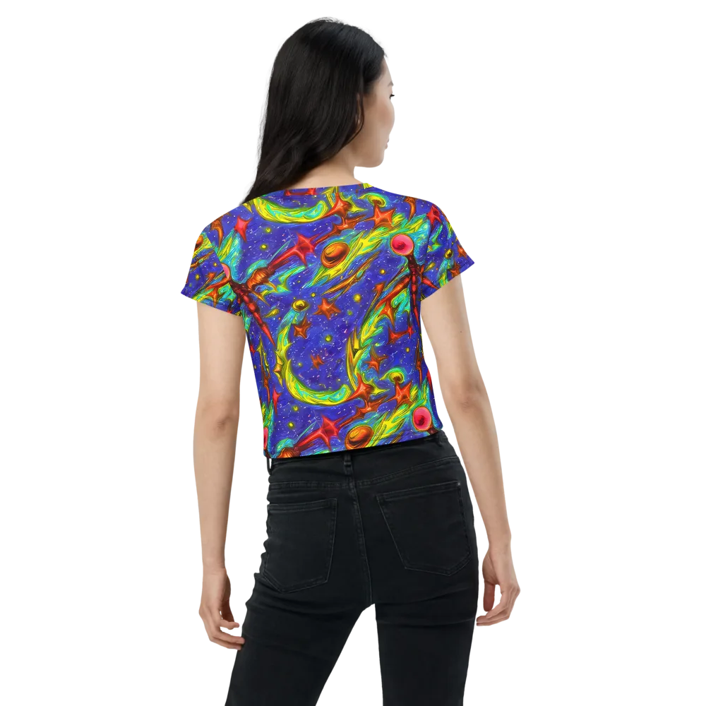 Starstorm on Crop Tee — Back