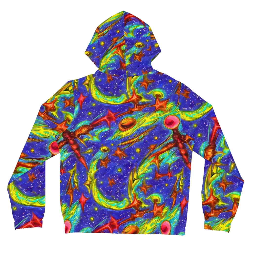 Starstorm on Women's Full-Zip Hoodie — Back