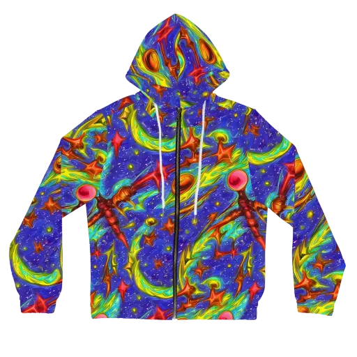 Starstorm on a Women's Full-Zip Hoodie