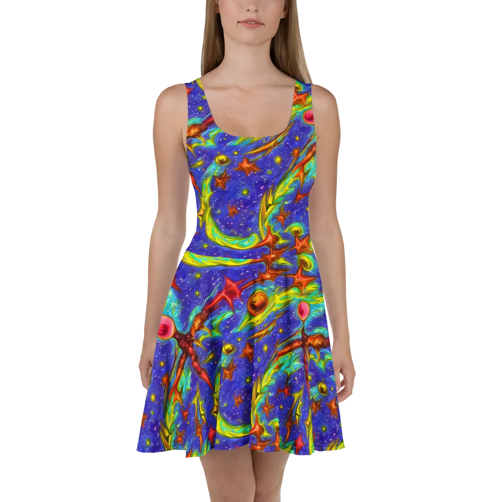 Starstorm on Skater Dress — Front