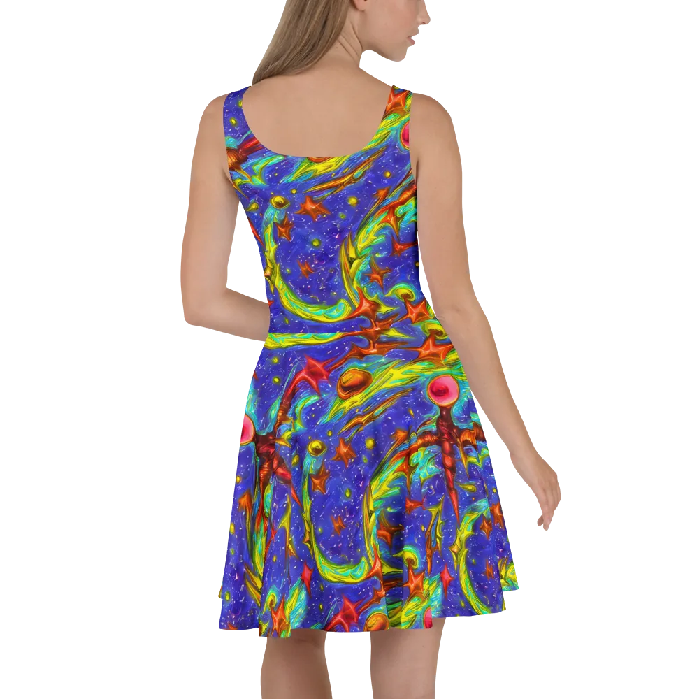Starstorm on Skater Dress — Back