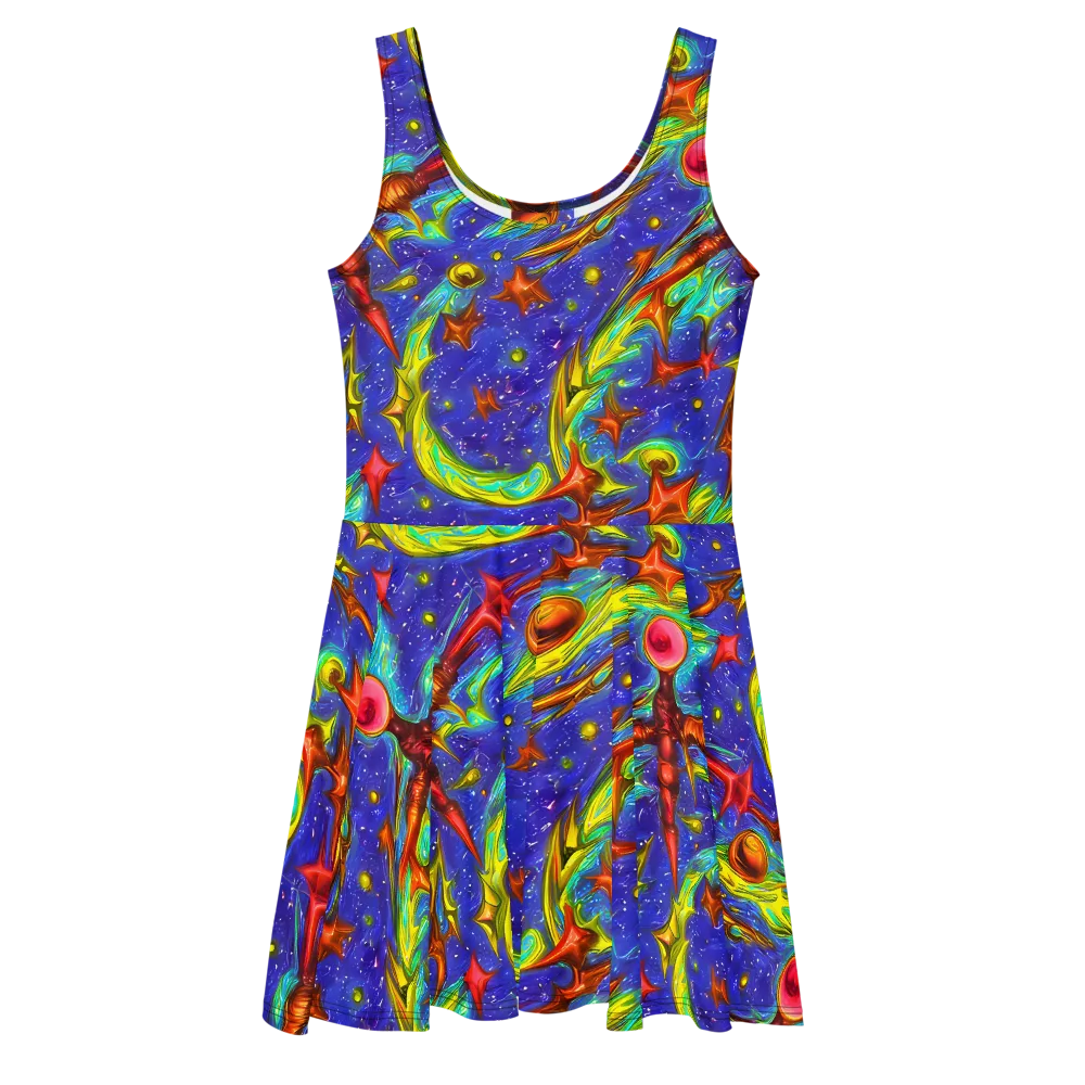 Starstorm on Skater Dress — Front