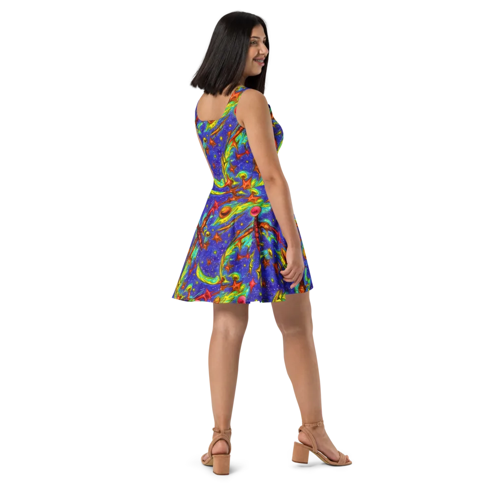 Starstorm on Skater Dress — Right