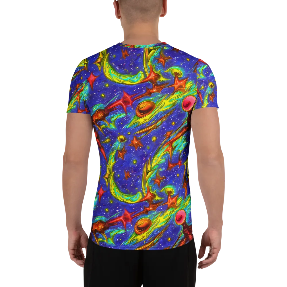 Starstorm on Men's Athletic T-Shirt — Back