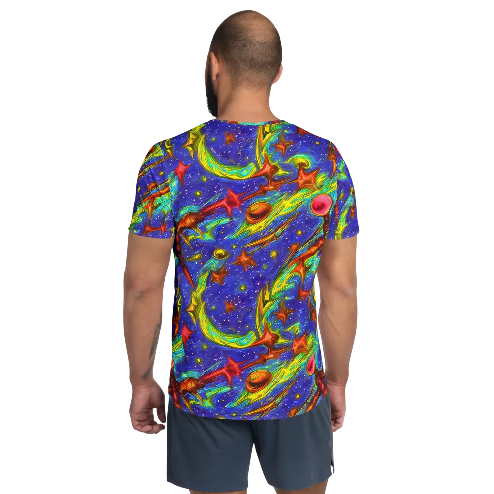 Starstorm on Men's Athletic T-Shirt — Back