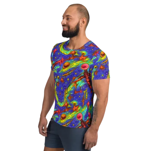 Starstorm on a Men's Athletic T-Shirt