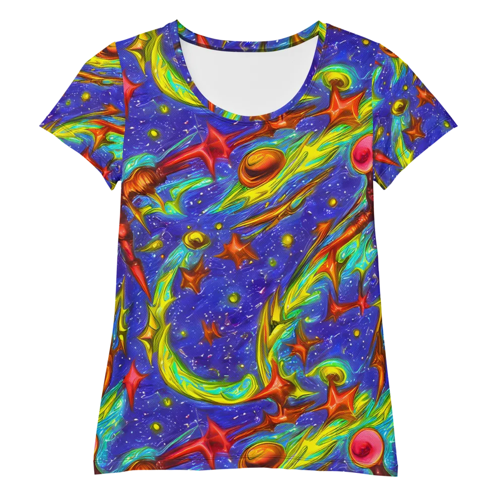 Starstorm on Women's Athletic T-Shirt — Front