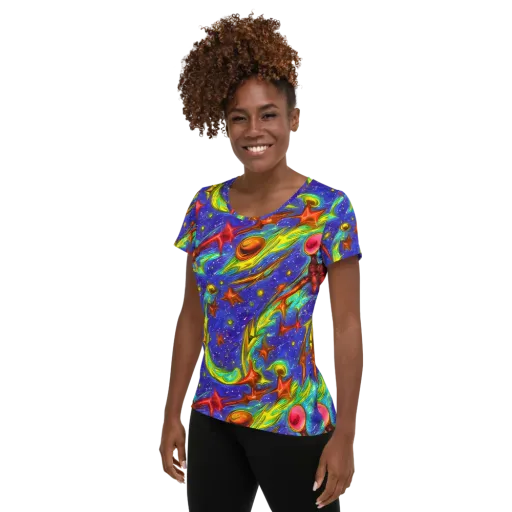 Starstorm on a Women's Athletic T-Shirt