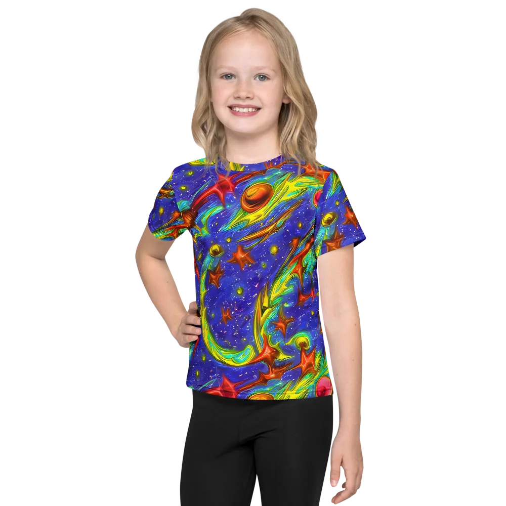 Starstorm on Kids Crew Neck T-Shirt — Front
