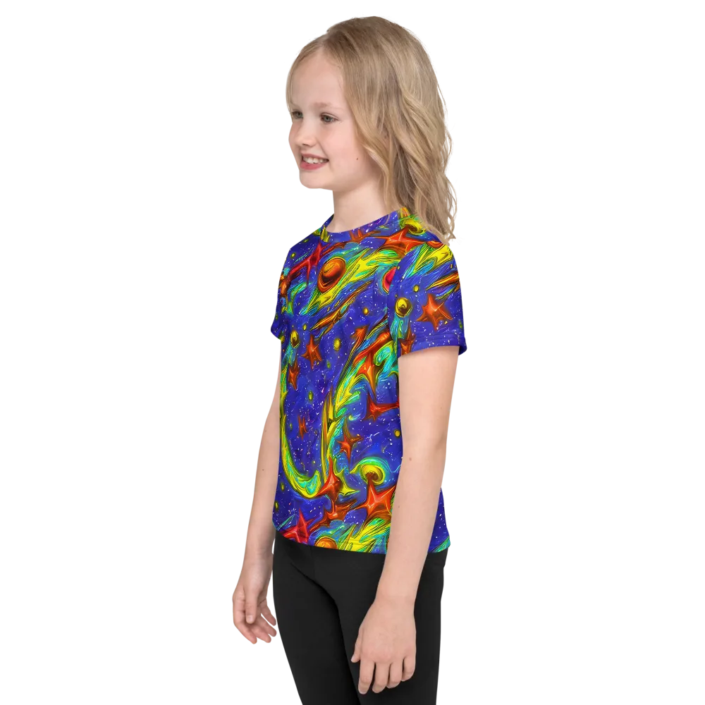 Starstorm on Kids Crew Neck T-Shirt — Left