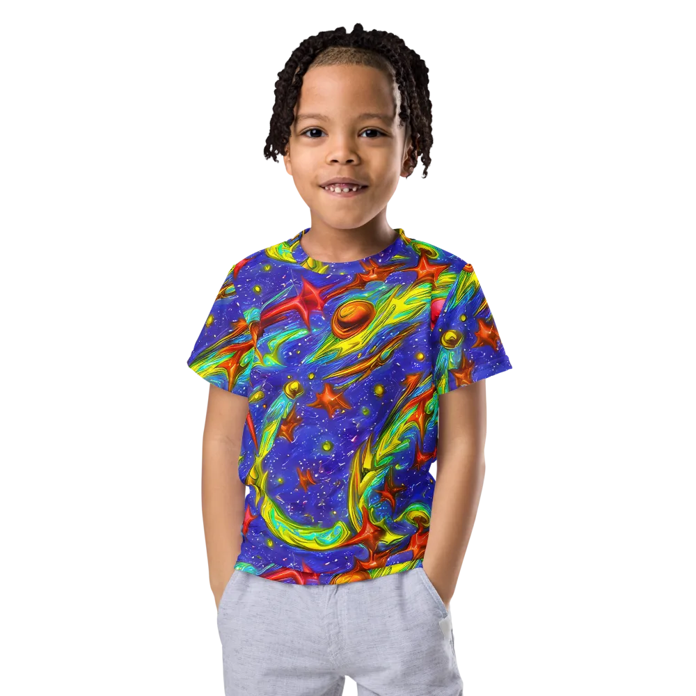 Starstorm on Kids Crew Neck T-Shirt — Front