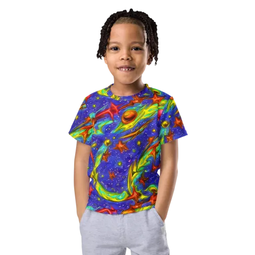 Starstorm on a Kids Crew Neck T-Shirt