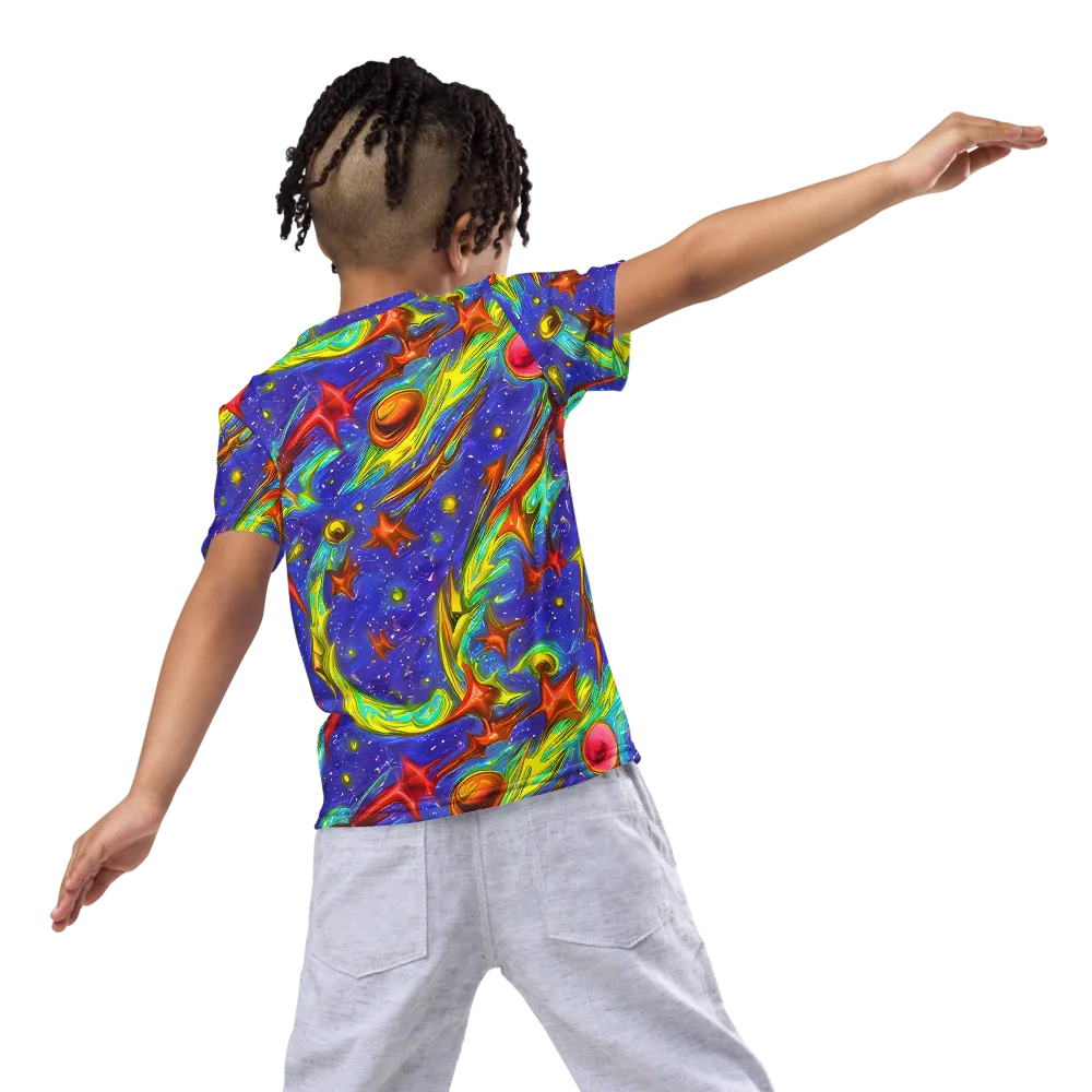 Starstorm on Kids Crew Neck T-Shirt — Back
